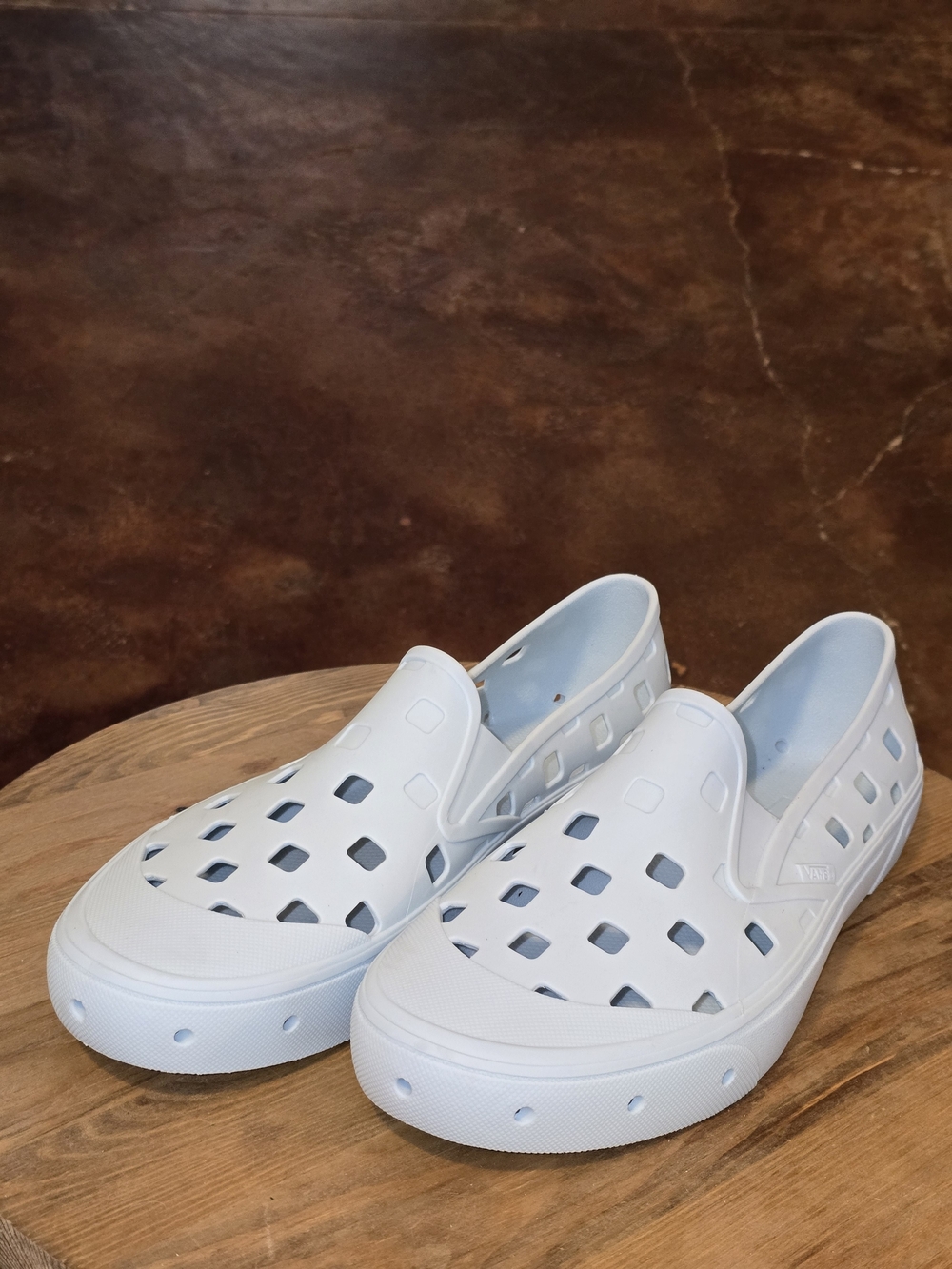 VANS Trek Slip-On Shoes Light Blue Rubber Casual Water Shoes Men’s Size 13